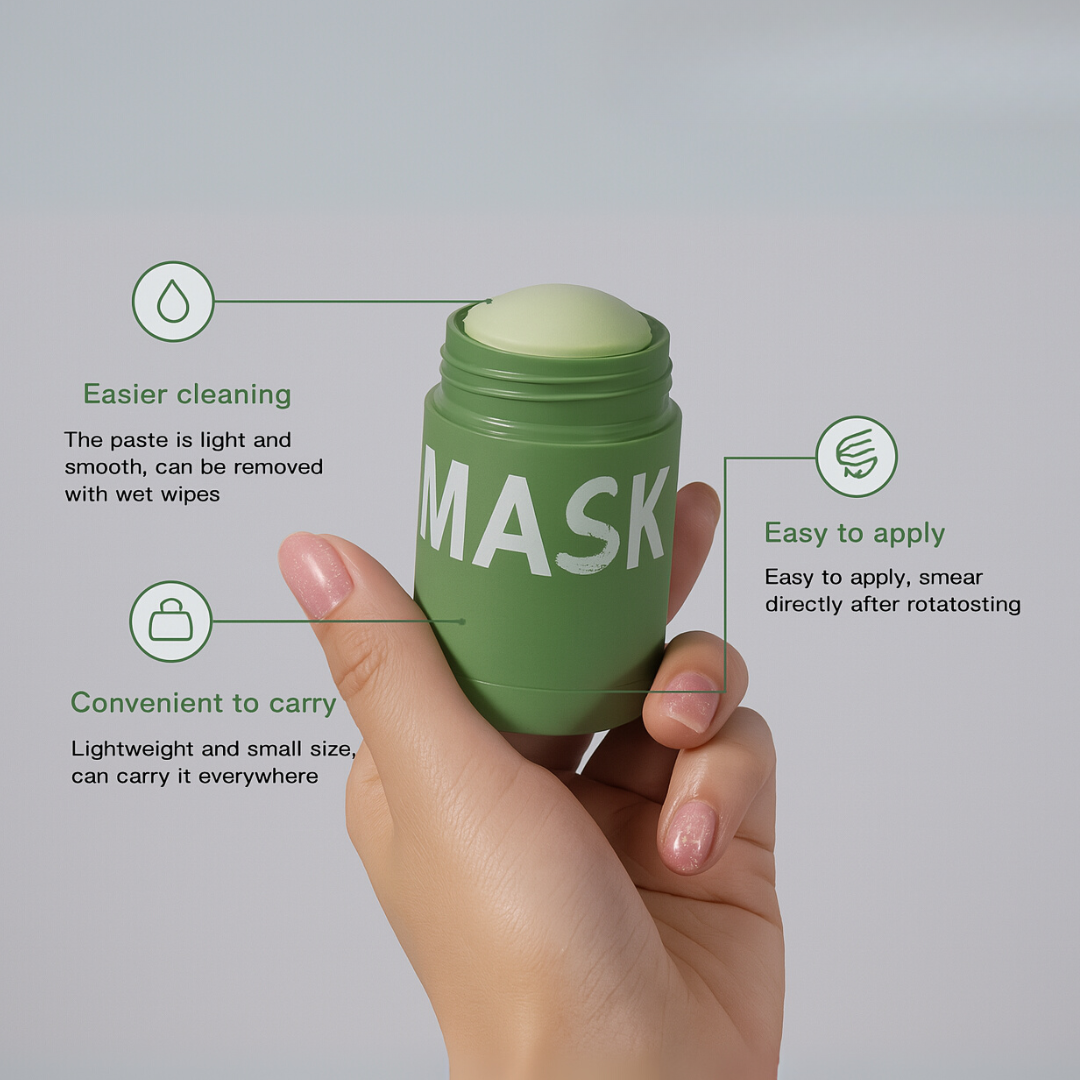 Markedhe Green Tea Deep Cleanse Mask Stick – Pore Refining & Oil Control Clay Mask