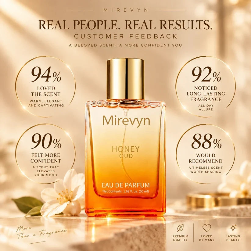 Honey Oud Perfume — The fragrance lasts all day.