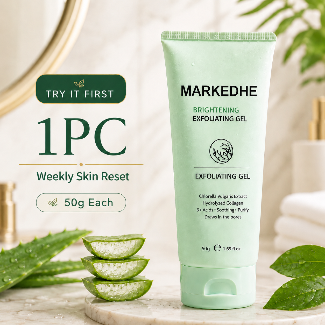 MARKEDHE Face & Body Soft Peel Glow Reset Gel