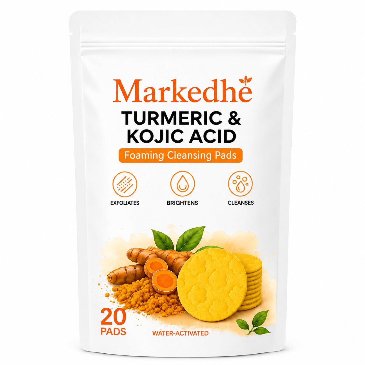 🔥Last Day 68% OFF-Markedhe Turmeric Kojic Glow Pads