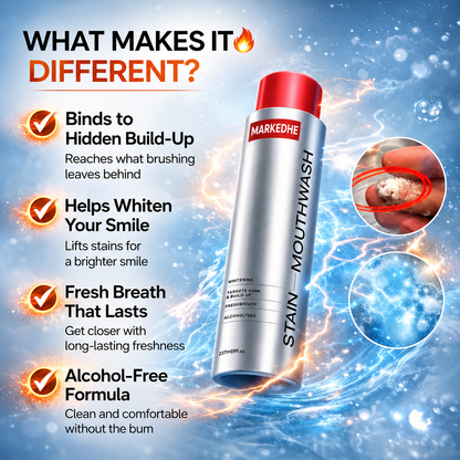 ✨ MARKEDHE  Mouthwash｜Not Just Fresher Breath — A Truly Deep Clean Feeling 🦷💜