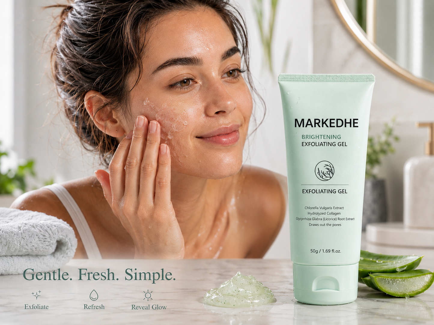 MARKEDHE Face & Body Soft Peel Glow Reset Gel