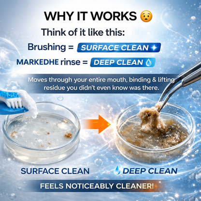 ✨ MARKEDHE  Mouthwash｜Not Just Fresher Breath — A Truly Deep Clean Feeling 🦷💜