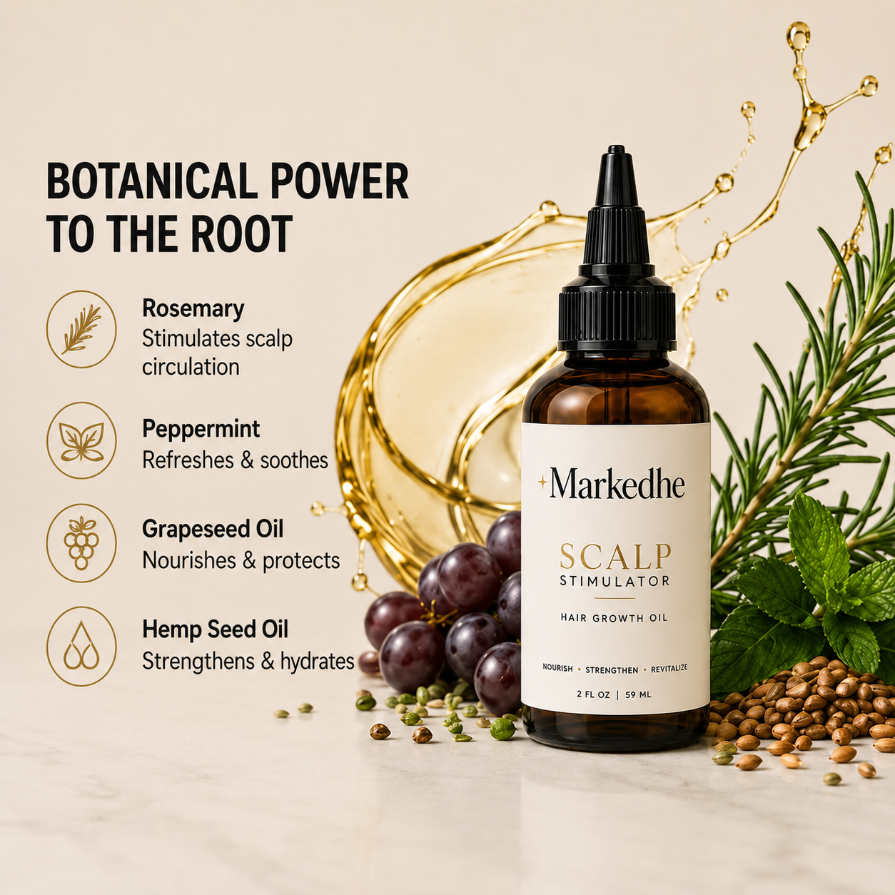 Markedhe Hair growth lotion