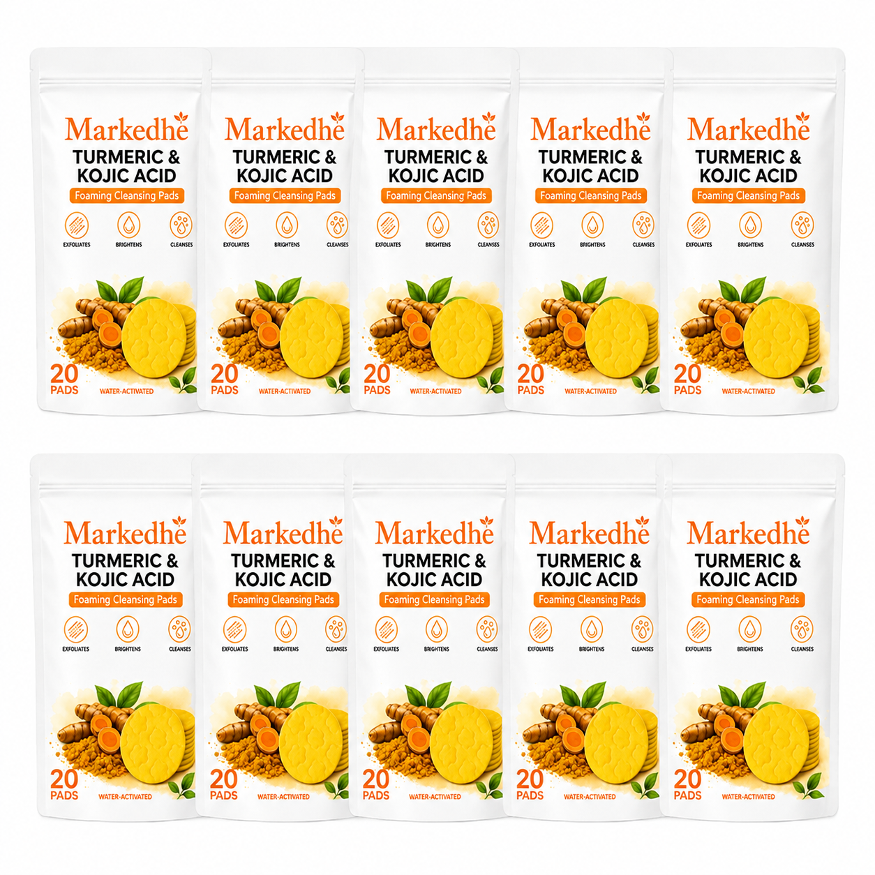🔥Last Day 68% OFF-Markedhe Turmeric Kojic Glow Pads