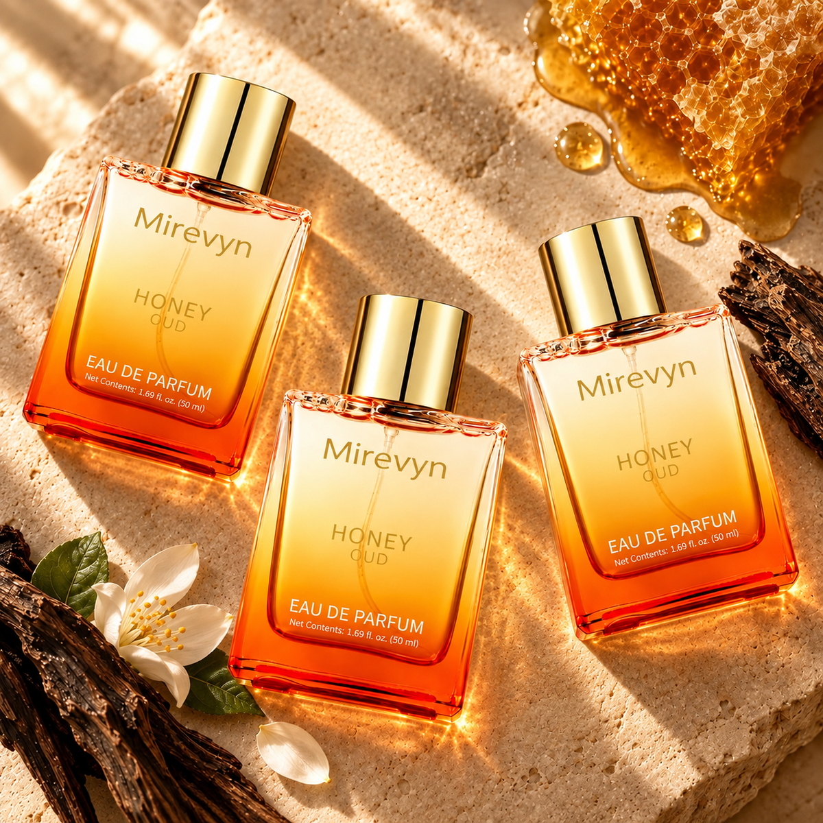 Honey Oud Perfume — The fragrance lasts all day.