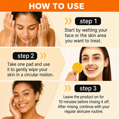 🔥Last Day 68% OFF-Markedhe Turmeric Kojic Glow Pads