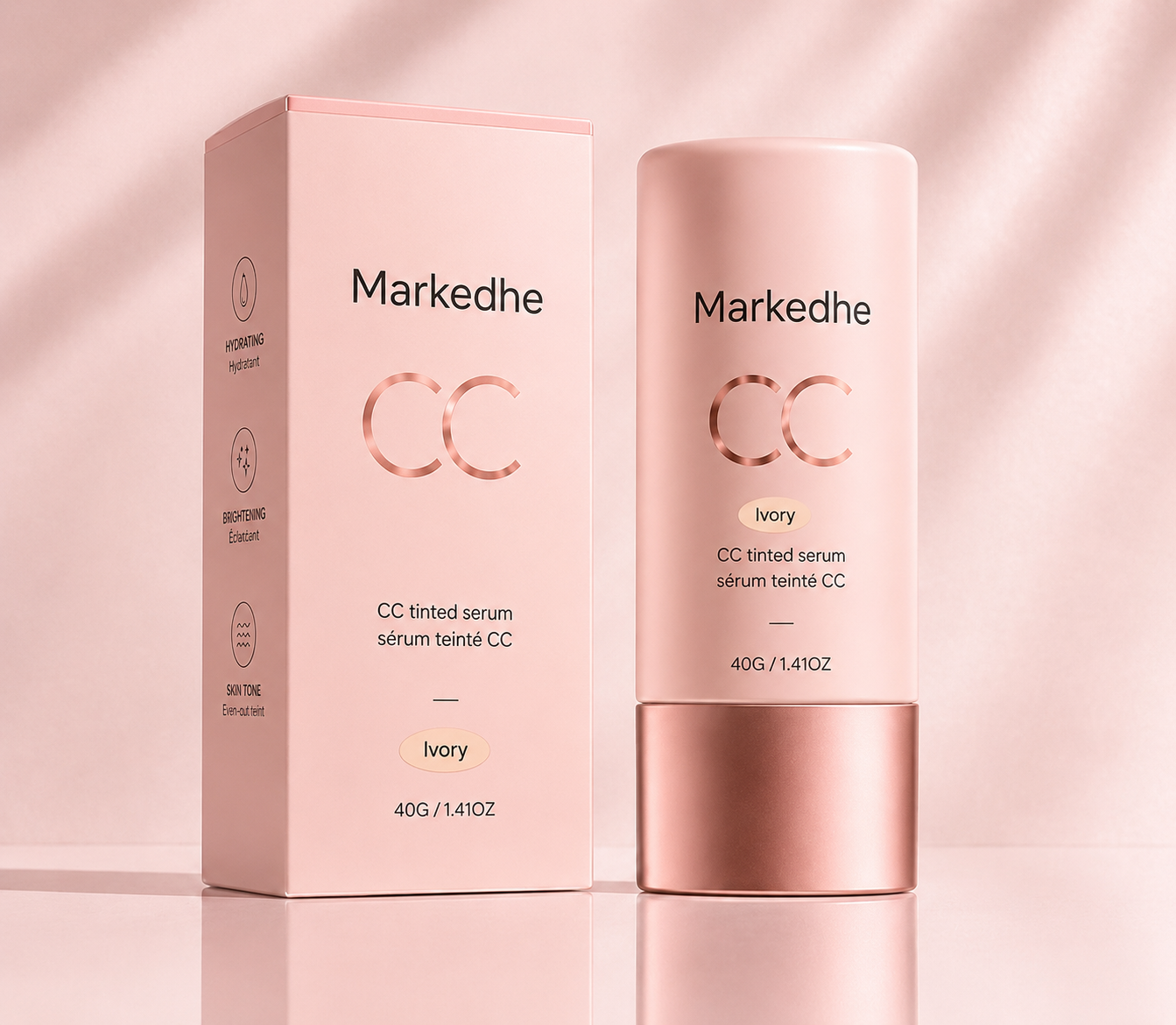CC color-correcting tinted serum