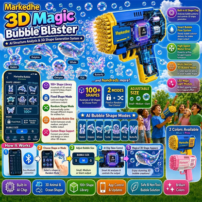 Markedhe Super 3D Magic Bubble Concentrate —— Animal & Ocean Fantasy Theme