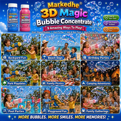 Markedhe Super 3D Magic Bubble Concentrate —— Animal & Ocean Fantasy Theme